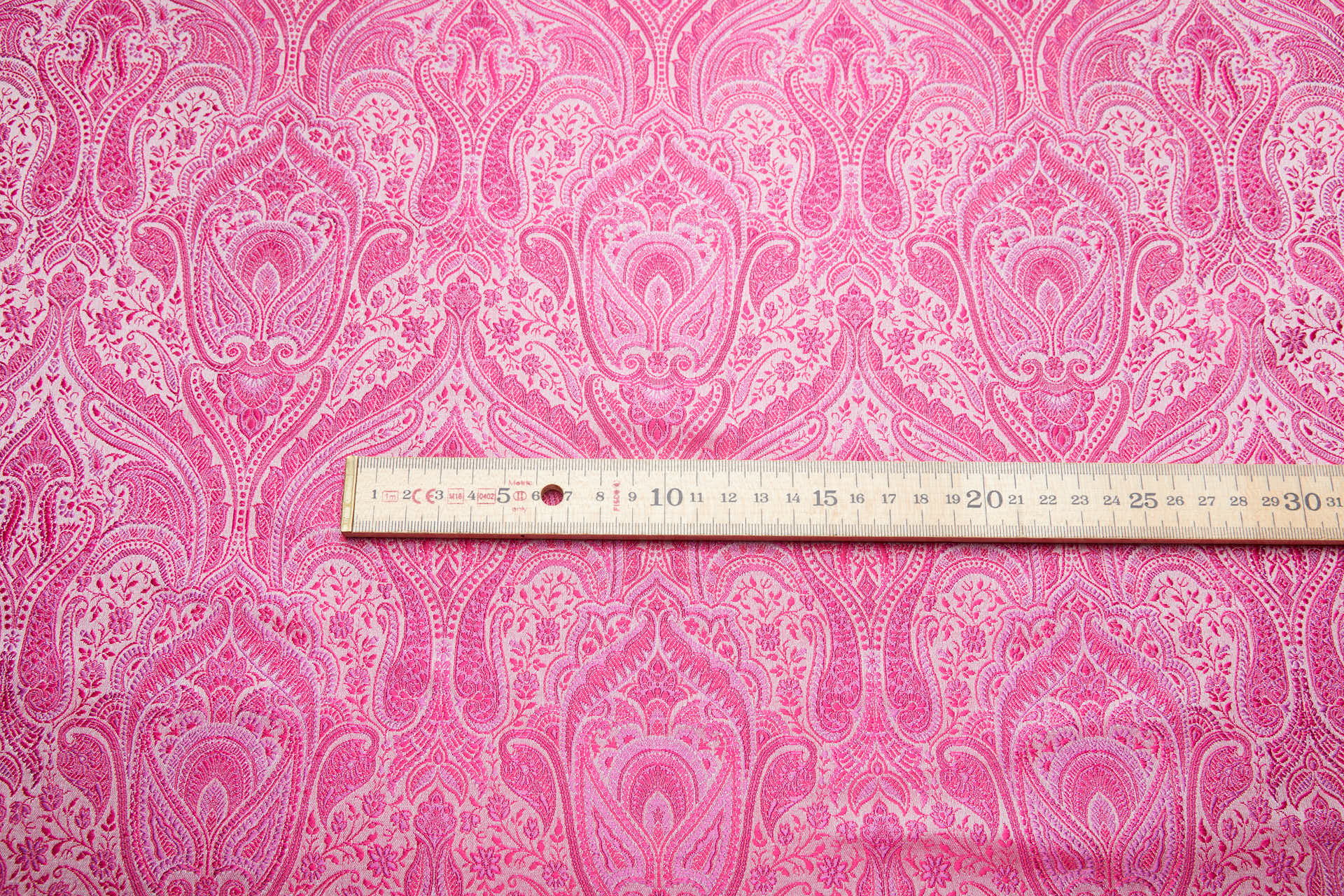 Banaras Brocade - Bright Pinks fabric, image 9 of 9