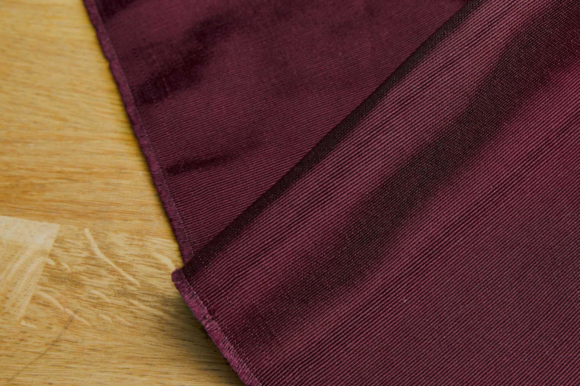 Cotton Viscose Grosgrain - Burgundy fabric, image 3 of 6