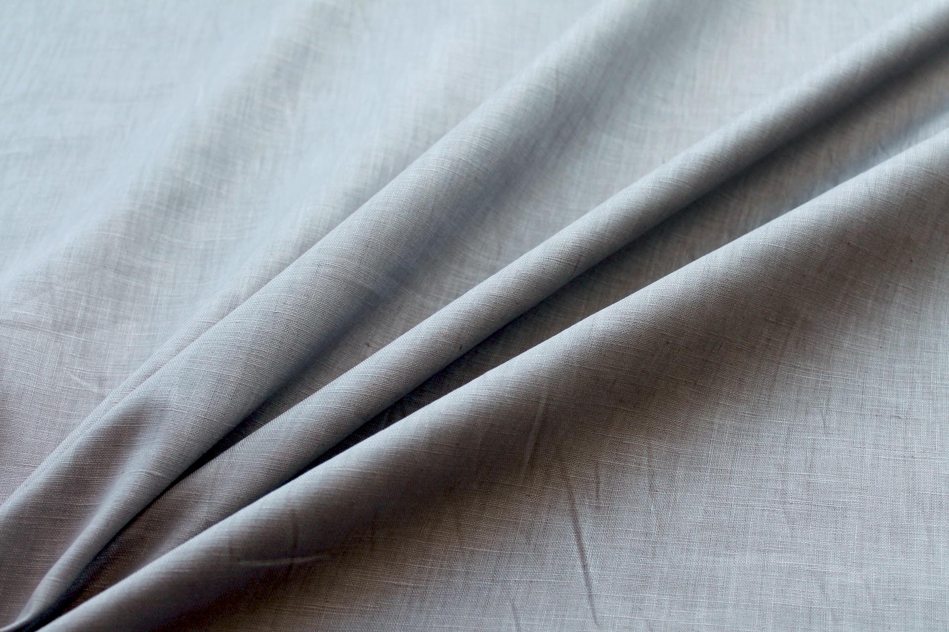 Steel Grey Linen fabric, image 2 of 5