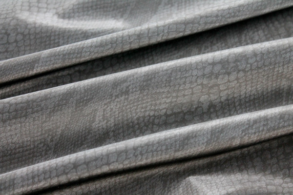 Black Charcoal Snakeskin Vinyl fabric, image 5 of 6