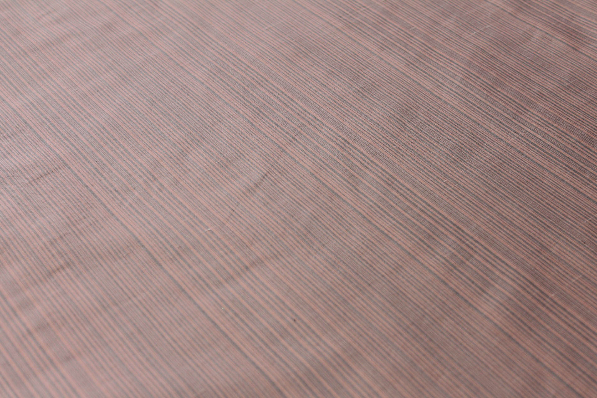 Striped Silk Taffeta - Sandy Brown and Grey fabric, image 2 of 5