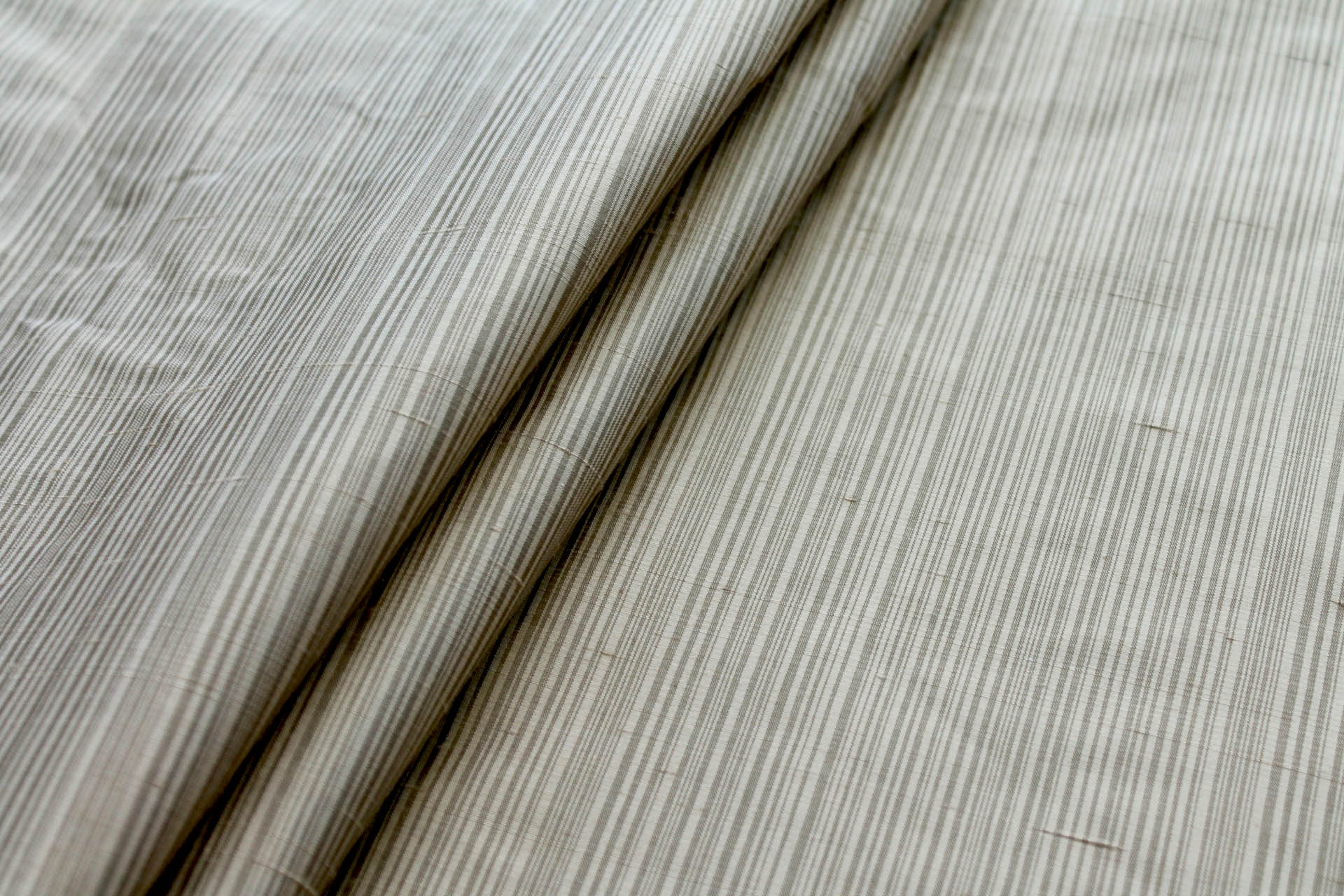 Striped Silk Taffeta - Old Gold fabric, image 4 of 6
