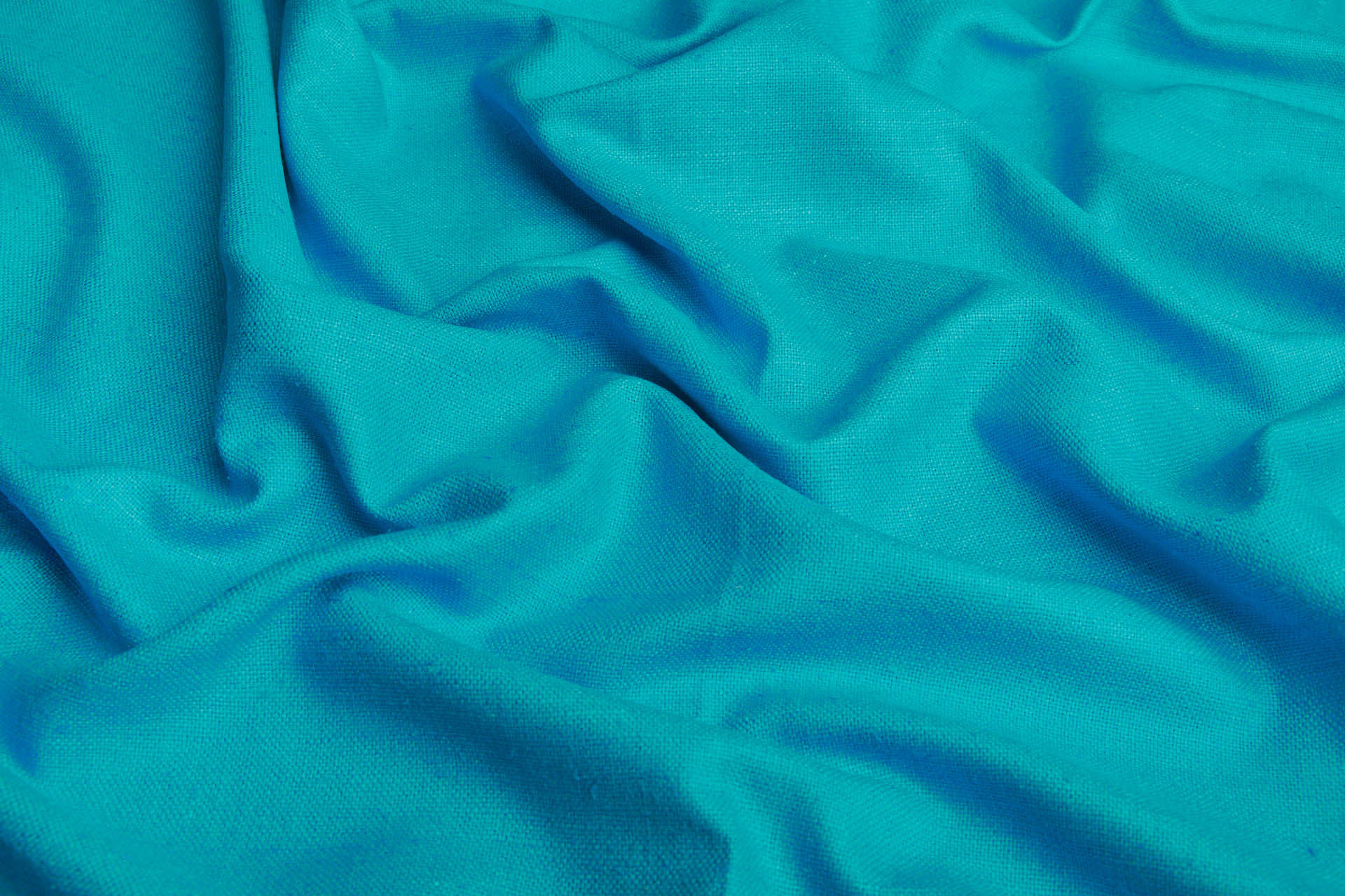 Silk Matka - Turquoise fabric, image 3 of 5