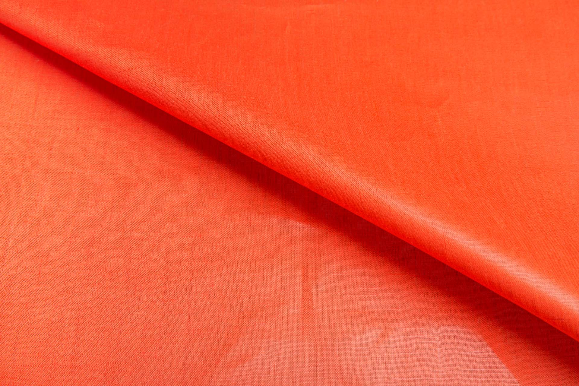 Glazed Linen - Tomato fabric, image 2 of 7