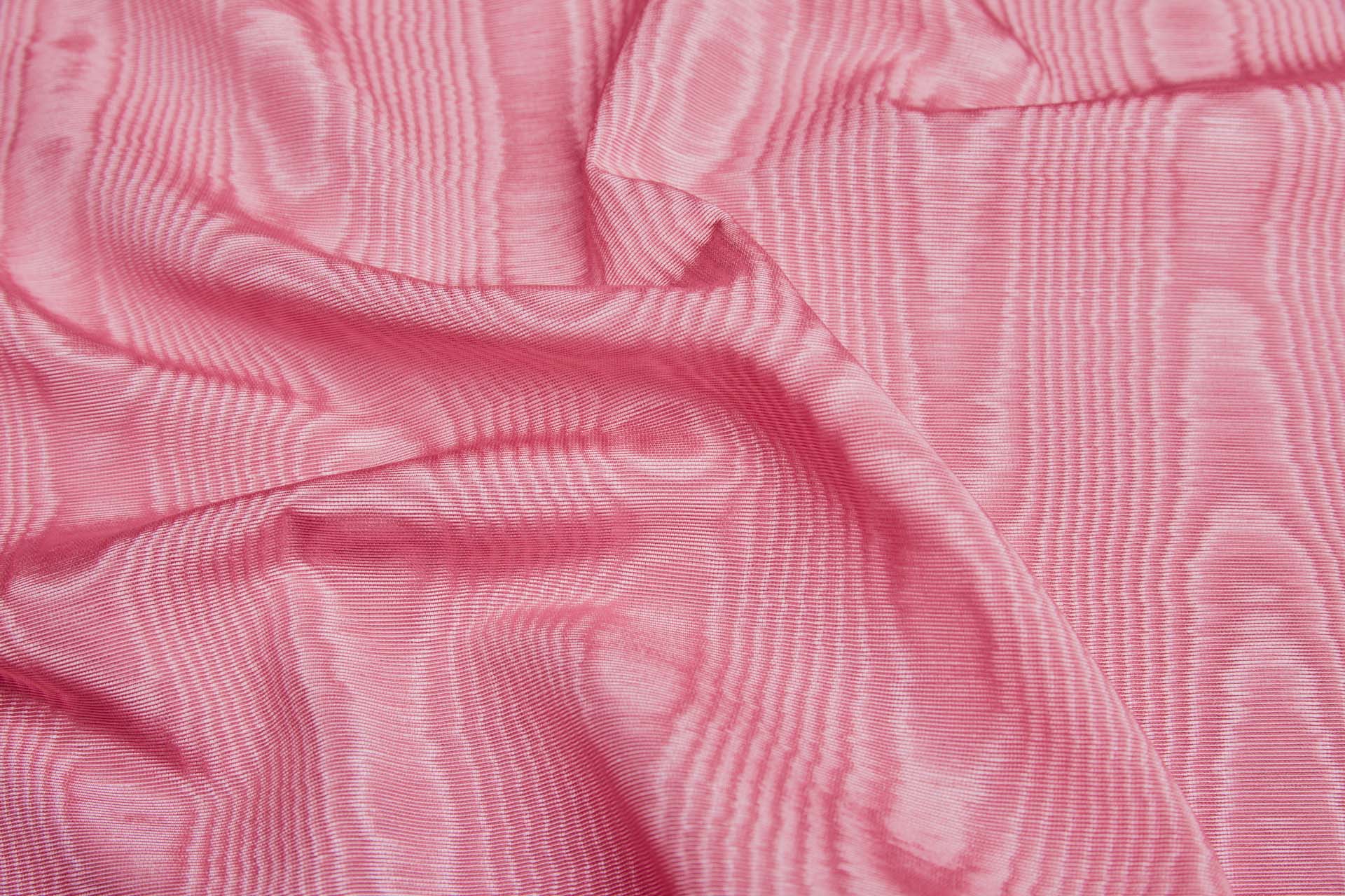 Cotton Viscose Grosgrain - Pink Moiré fabric, image 2 of 7