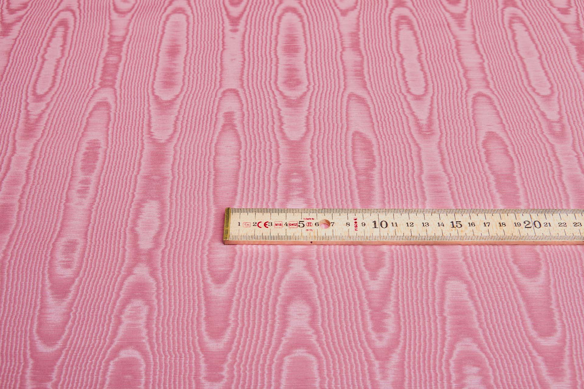 Cotton Viscose Grosgrain - Pink Moiré fabric, image 6 of 7