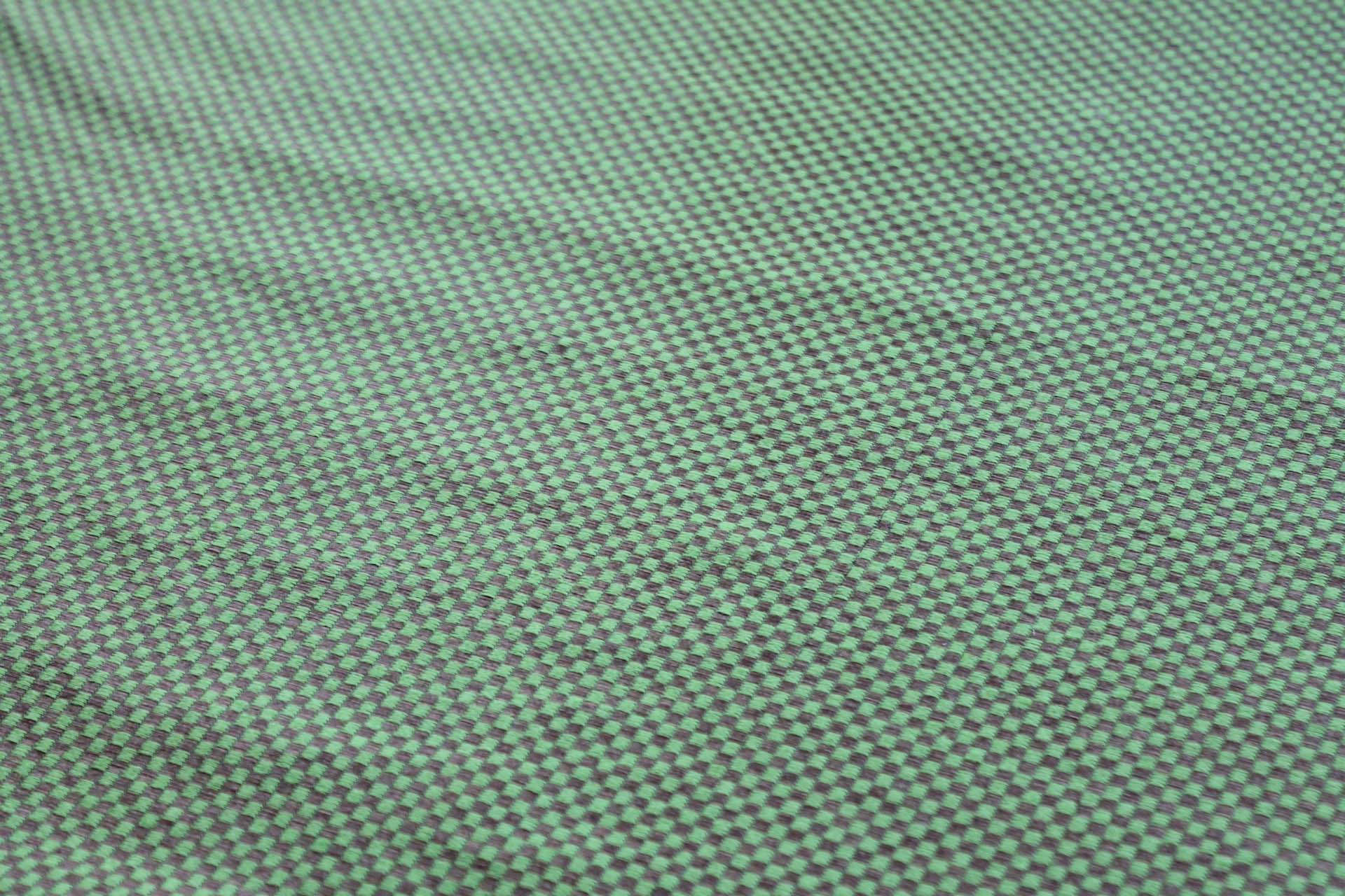 Green and Gold Small Check Brocade fabric, image 5 of 5