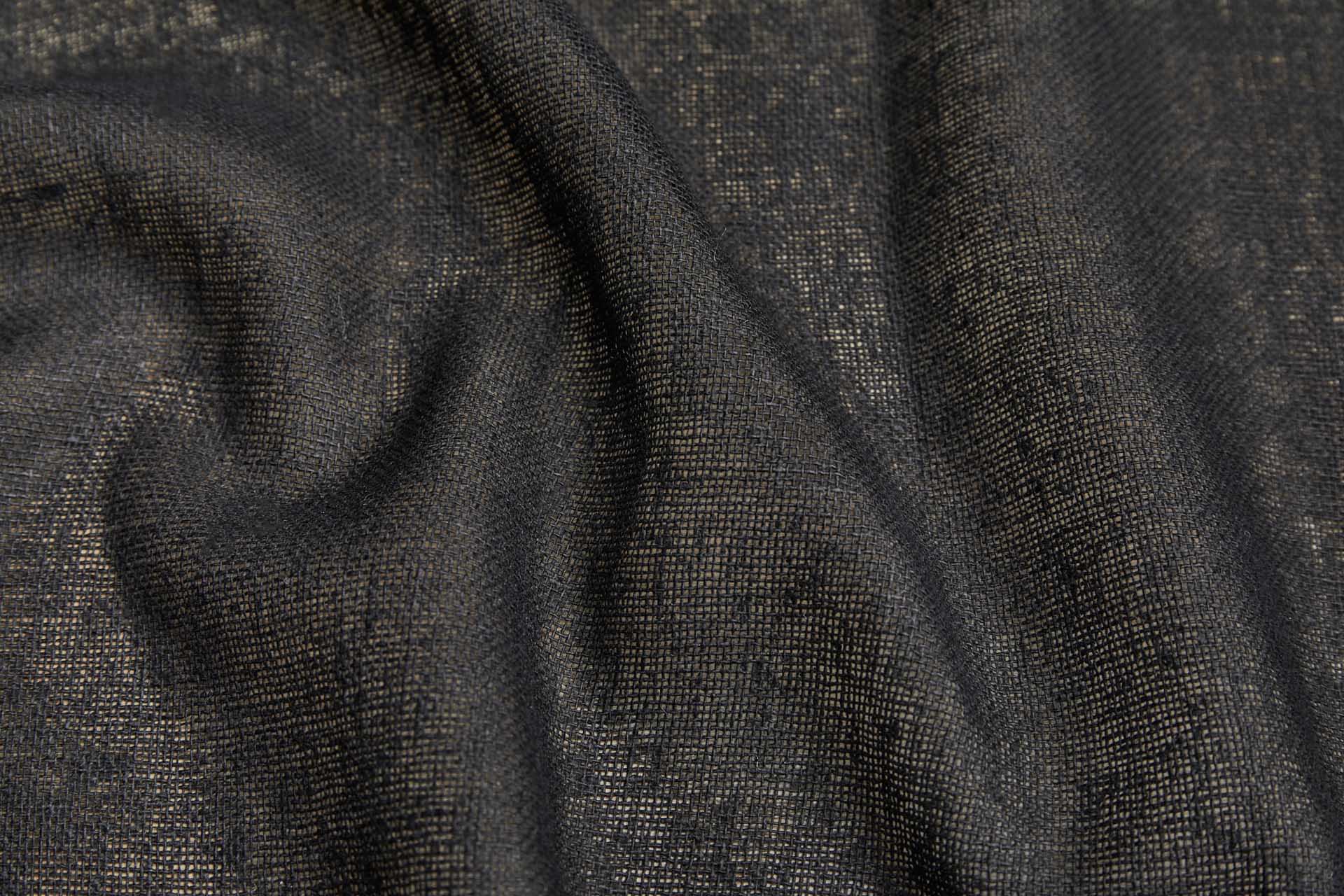 Silk Muslin - Black fabric, image 2 of 11
