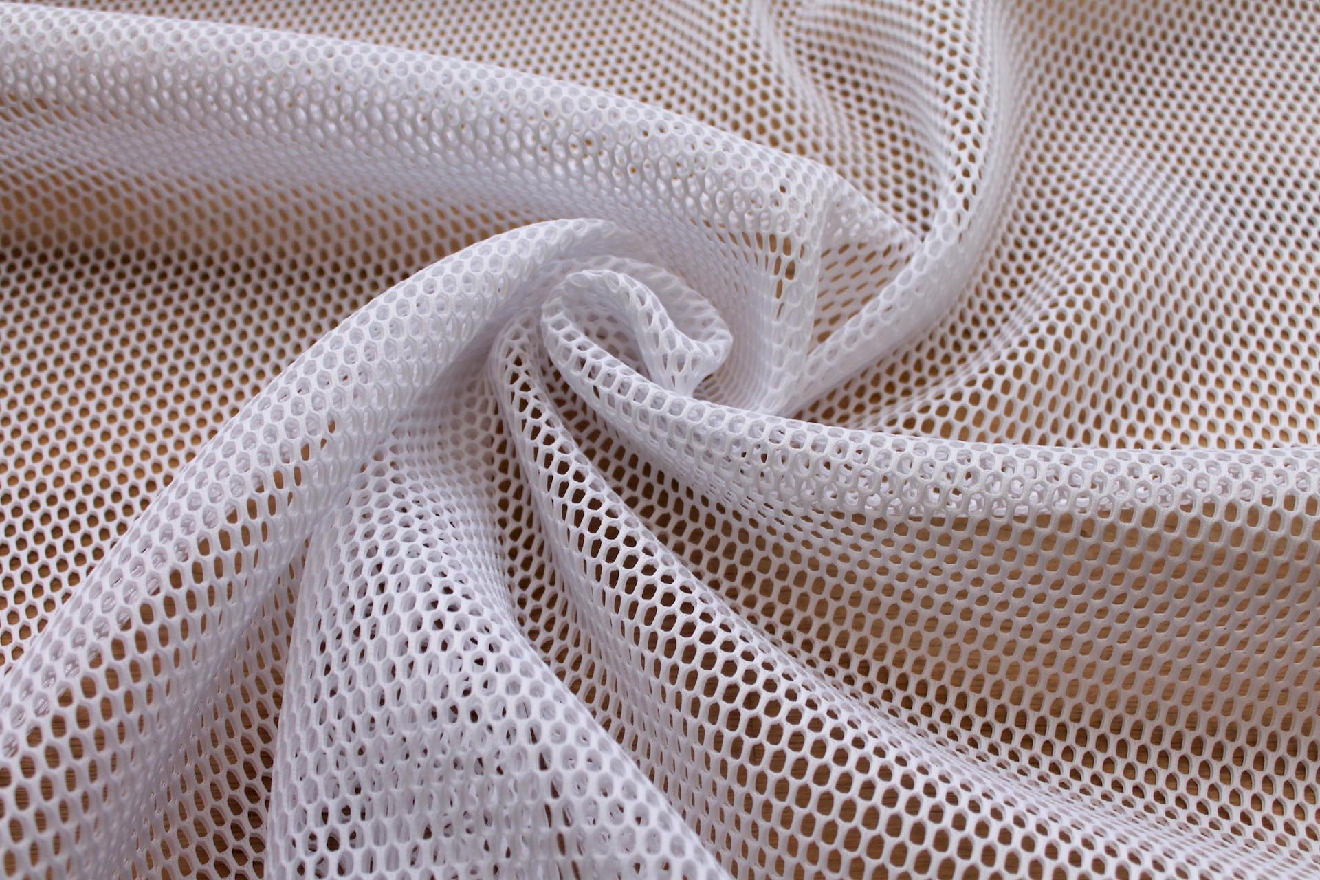 Large Spacer Tech Mesh - White fabric