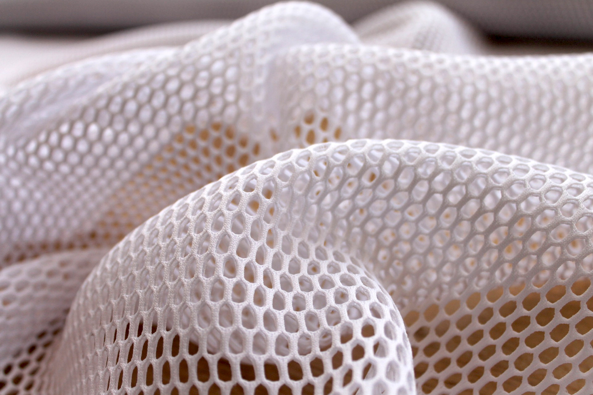 Large Spacer Tech Mesh - White fabric, image 5 of 5