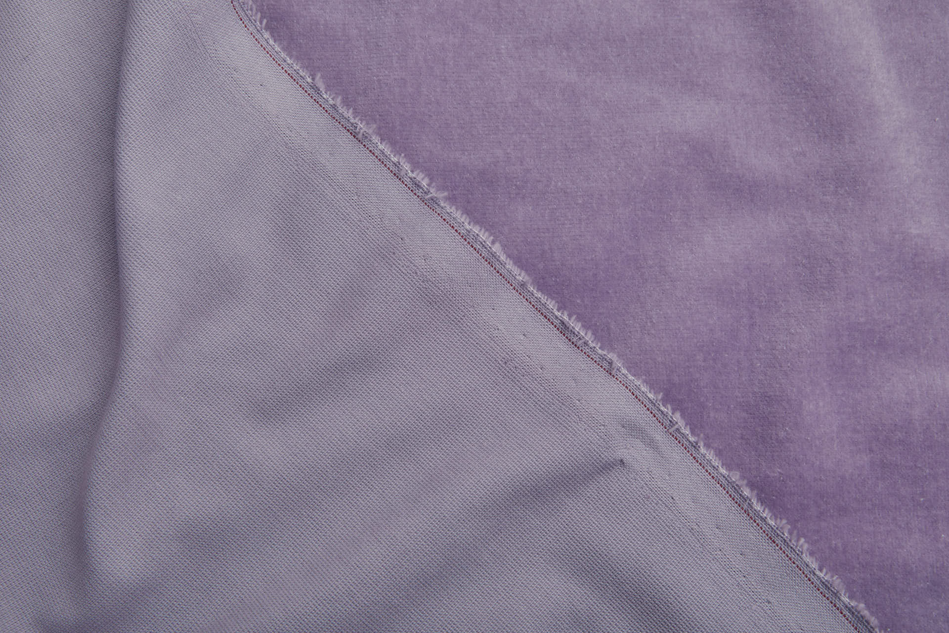 Heavy Cotton Velvet - Lilac fabric, image 3 of 5