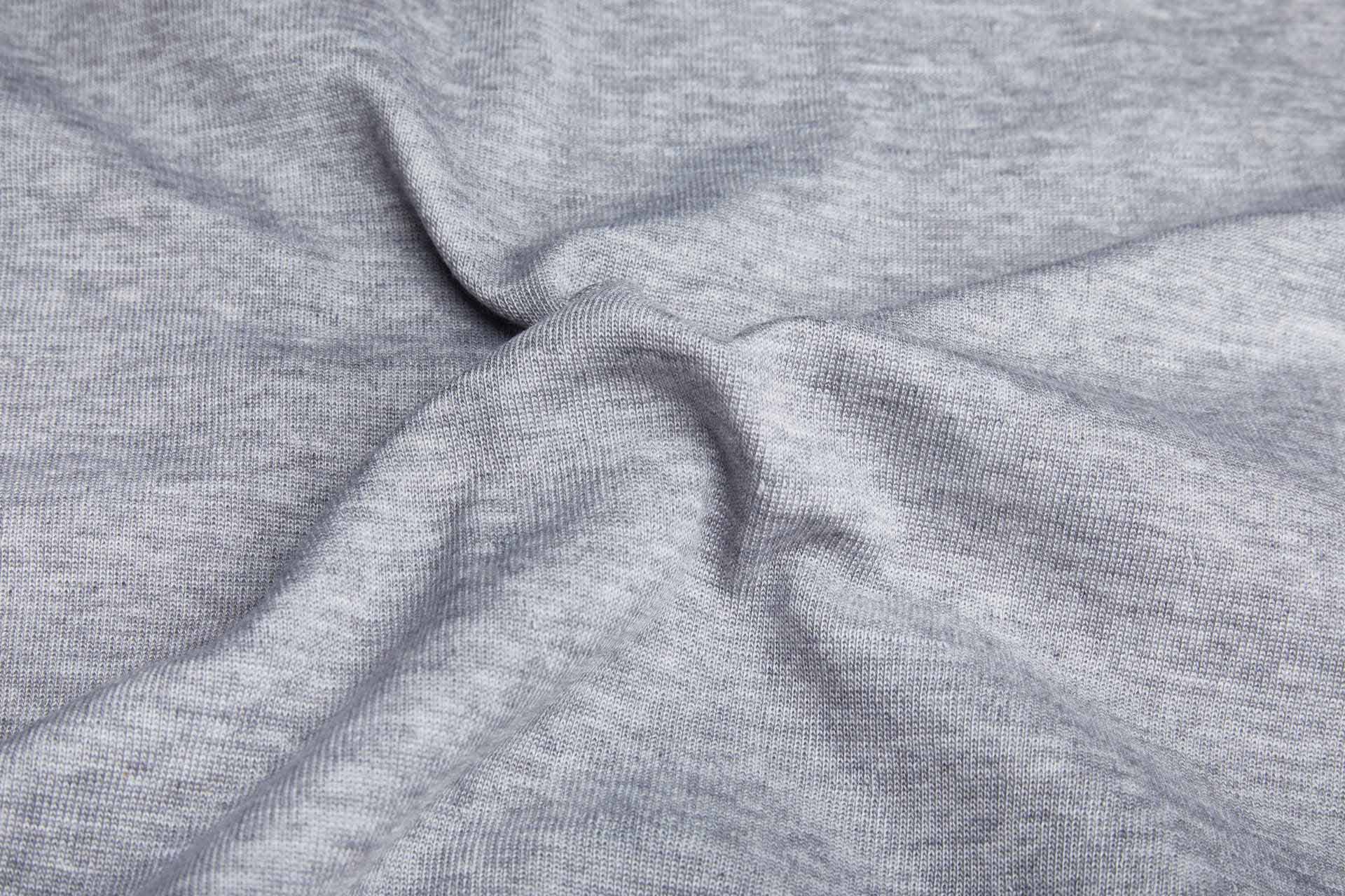Stretch Ribbing - Marl Grey fabric