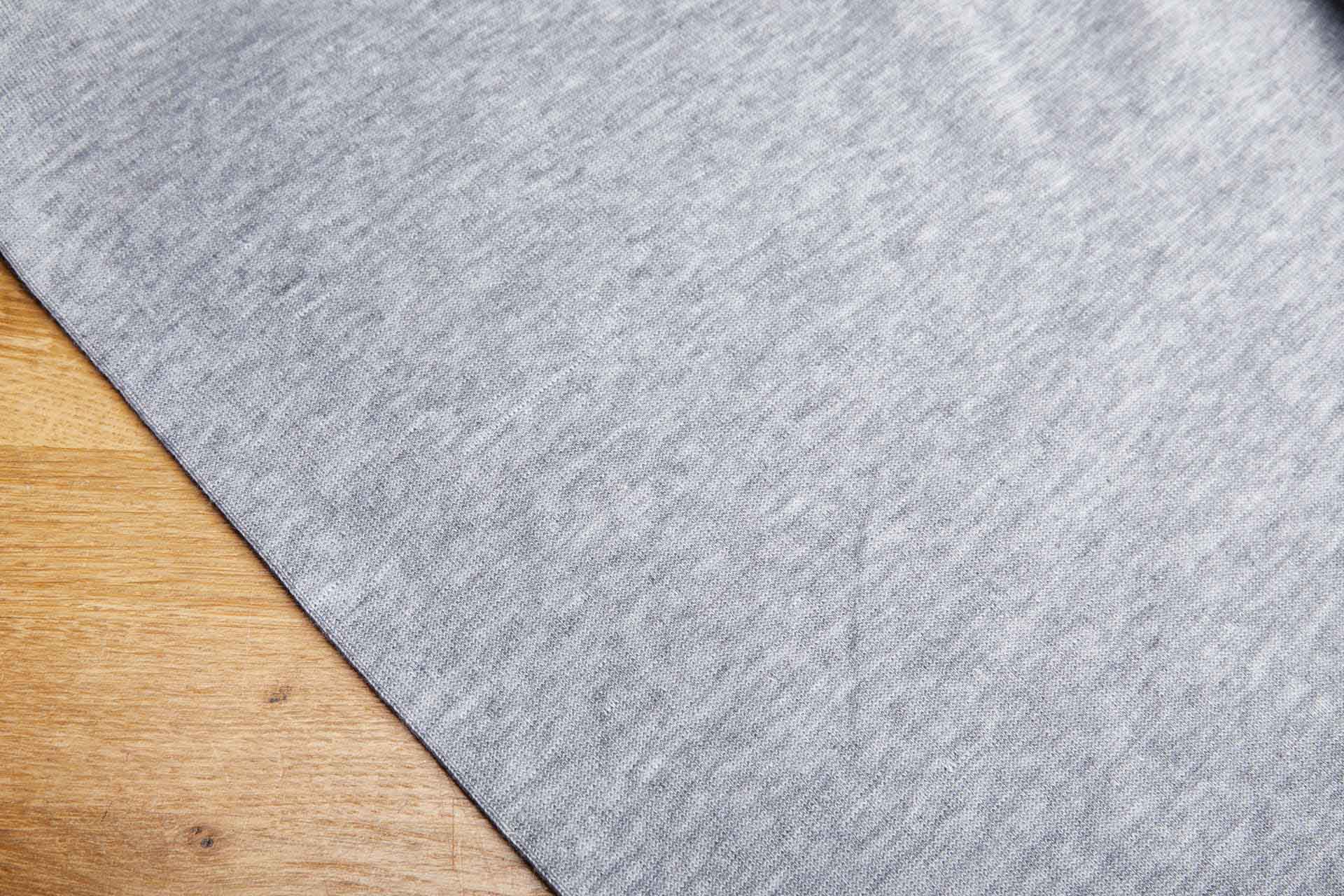 Stretch Ribbing - Marl Grey fabric, image 4 of 4