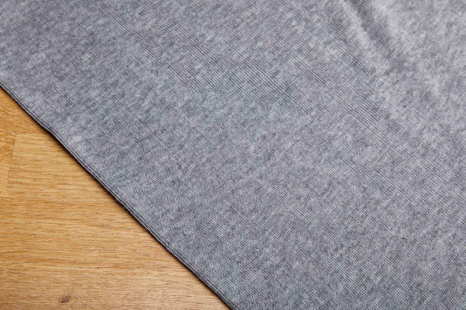Super Stretch Ribbing - Medium Marl Grey fabric, image 4 of 4