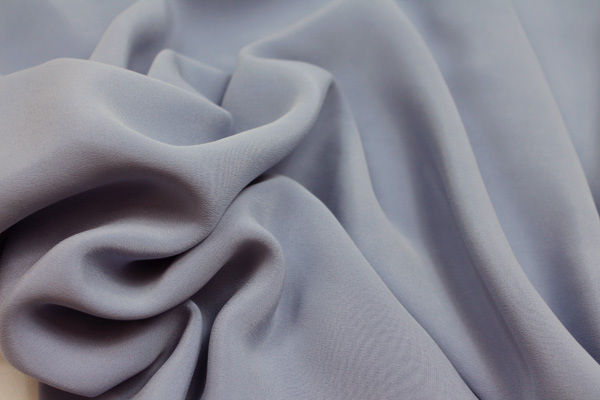 Double Silk Crepe - Joyce Blue fabric, image 2 of 4