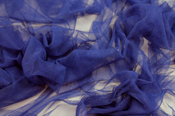 Soft Nylon Tulle - Royal Blue - T45 fabric, image 3 of 4