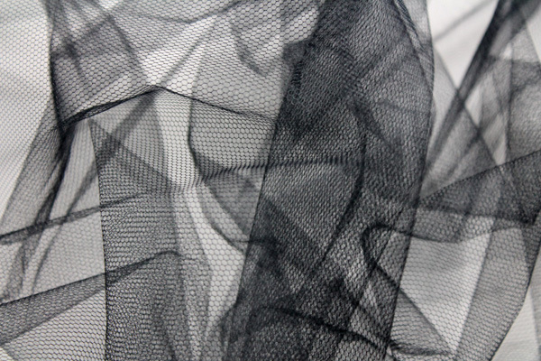 Dress Net  - Black fabric