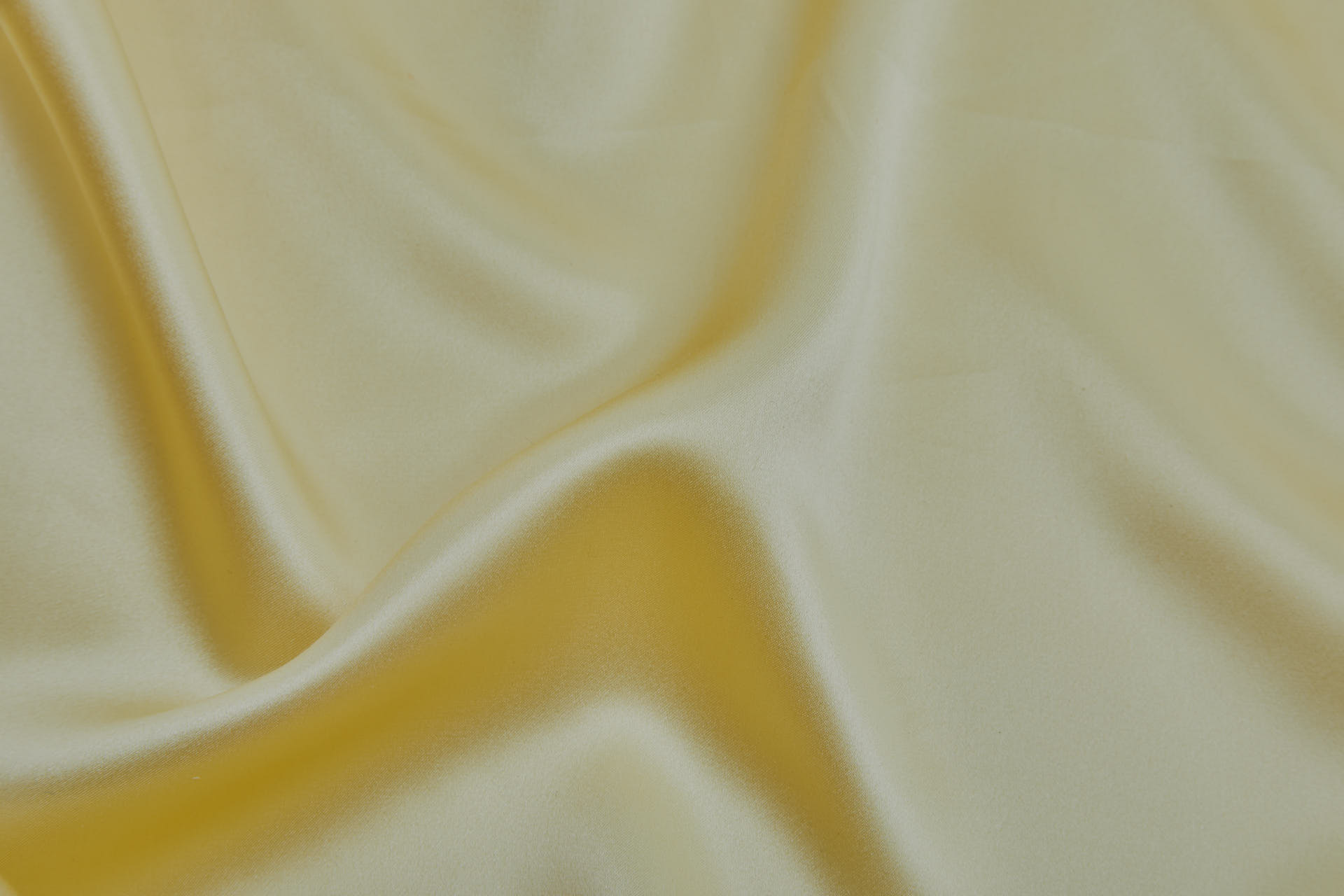 BACK IN STOCK - Primrose Yellow Silk Satin - 140cm wide fabric, image 5 of 6