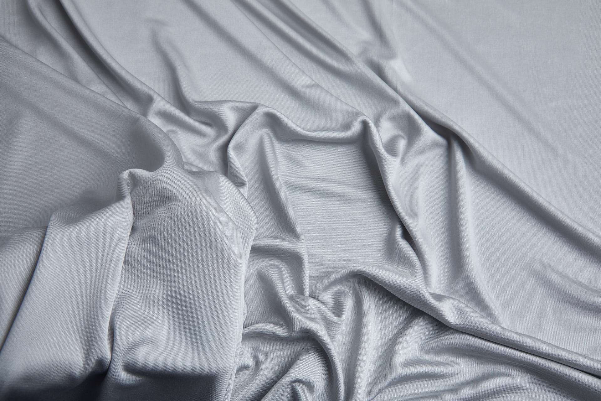 Silk Jersey - Grey - 138cm fabric, image 3 of 5