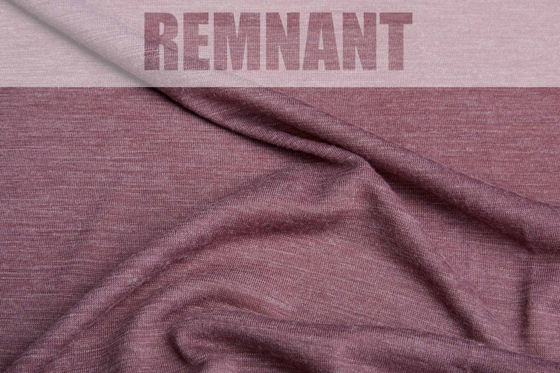Soft Wool Mix Jersey - Heather - 0.6m Piece fabric