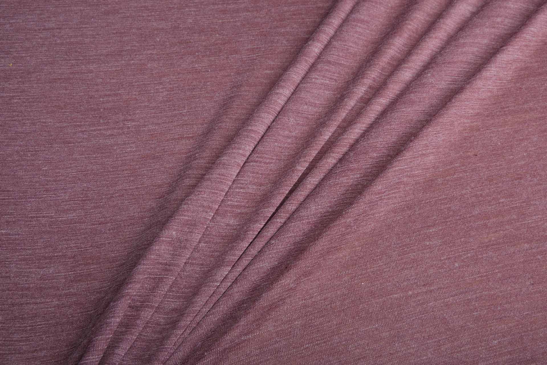 Soft Wool Mix Jersey - Heather - 0.6m Piece fabric, image 2 of 4
