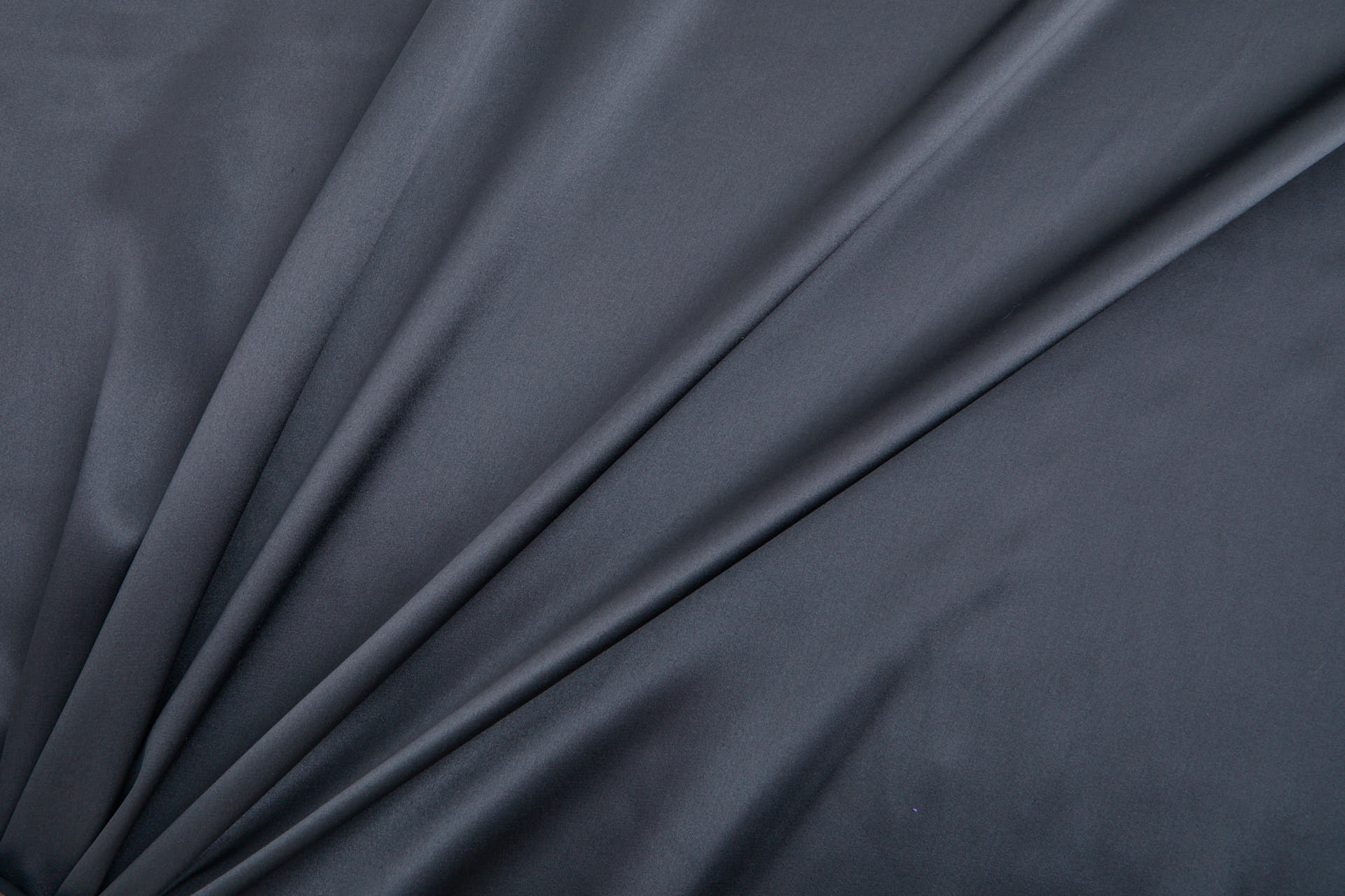 Deep Grey Silk Satin - 140cm wide fabric, image 2 of 7