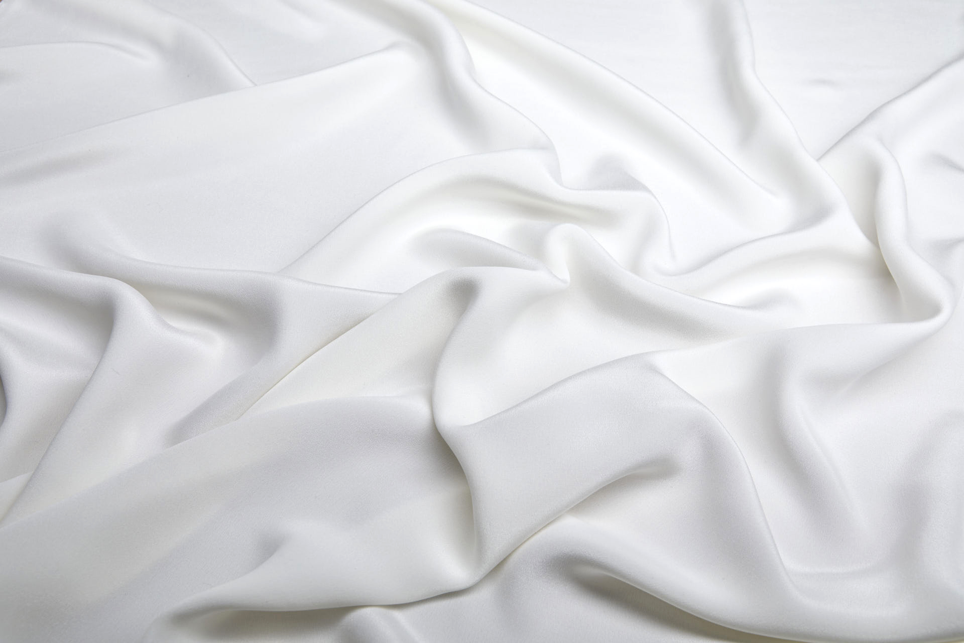 Double Silk Crepe - Ivory Wide Width fabric, image 3 of 5