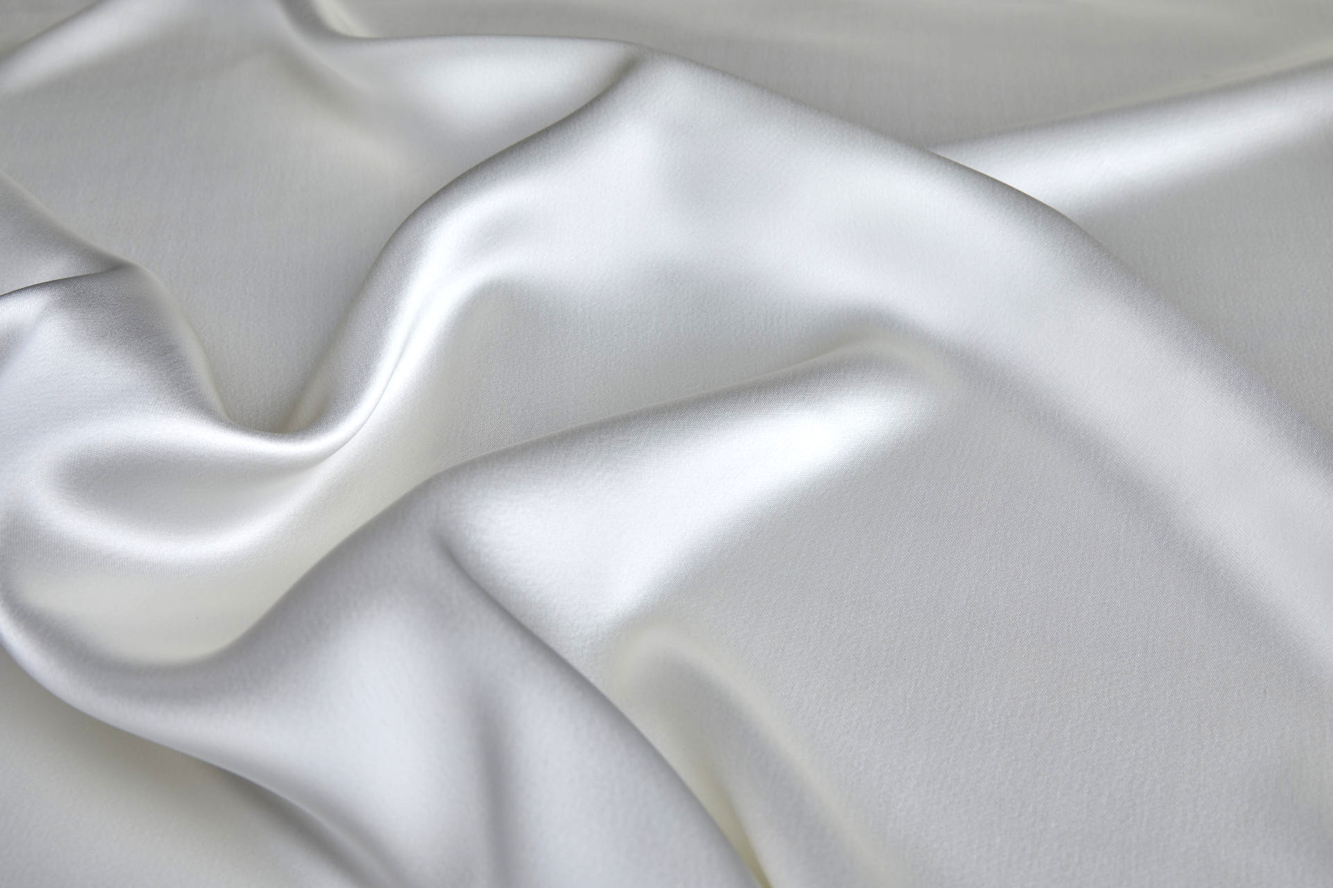 Double Sided Satin - Ivory fabric, image 4 of 9