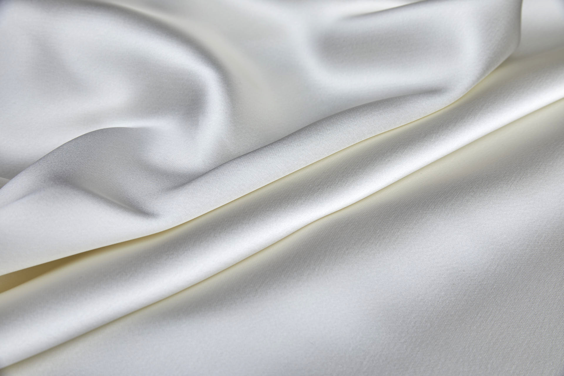 Double Sided Satin - Ivory fabric, image 5 of 9
