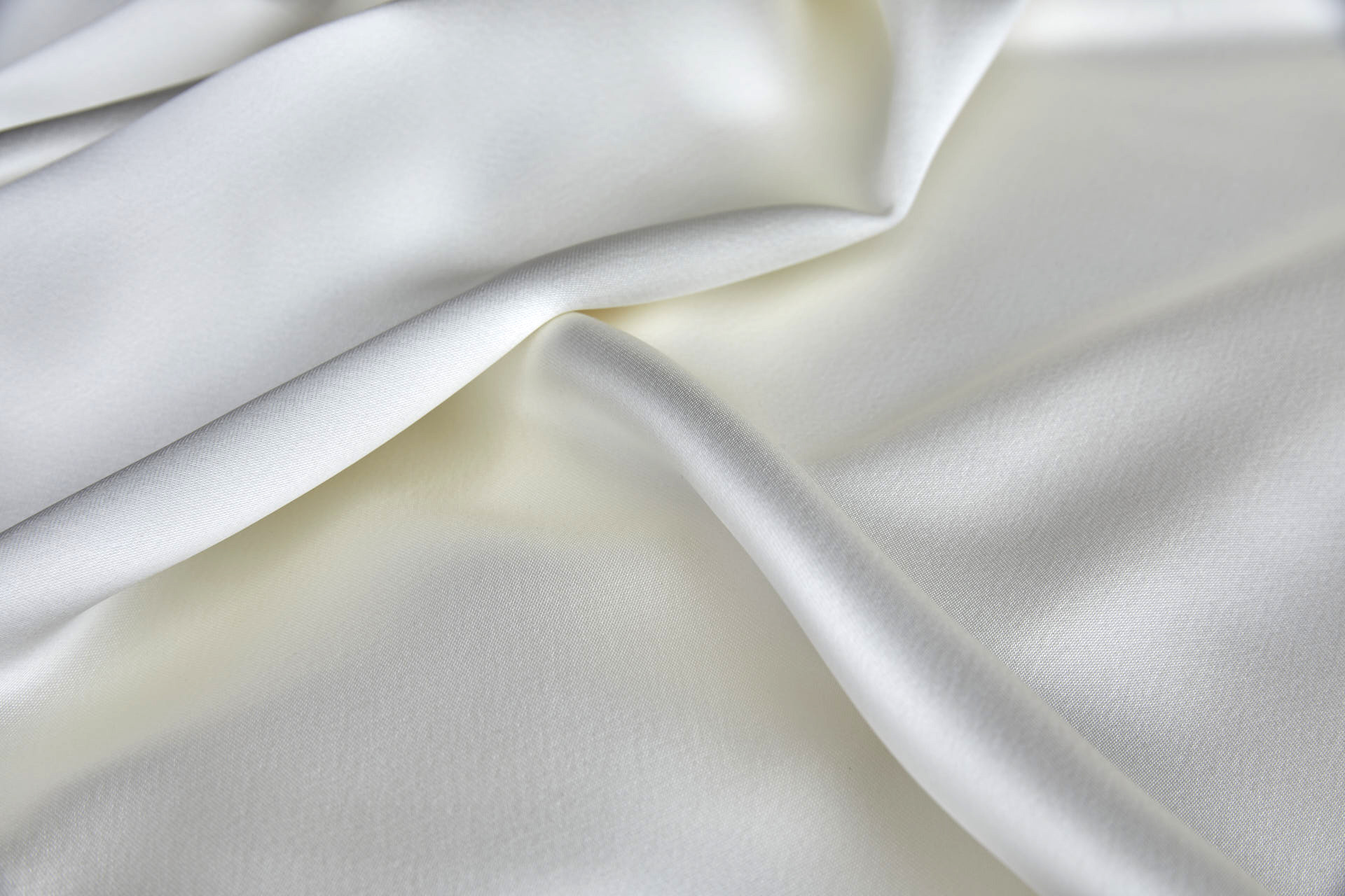Double Sided Satin - Ivory fabric, image 6 of 9