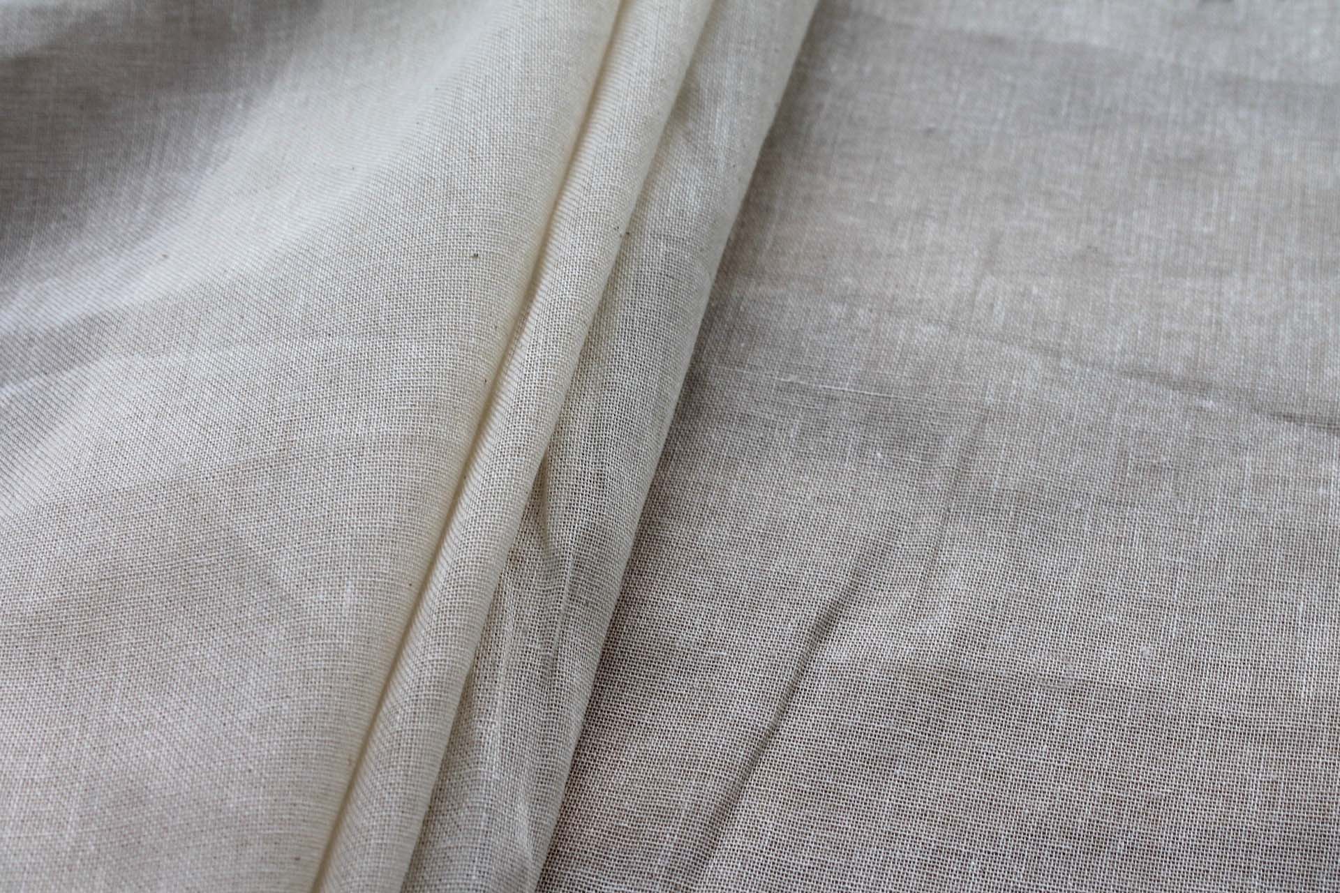Cotton Muslin - Unbleached Natural fabric, image 4 of 4