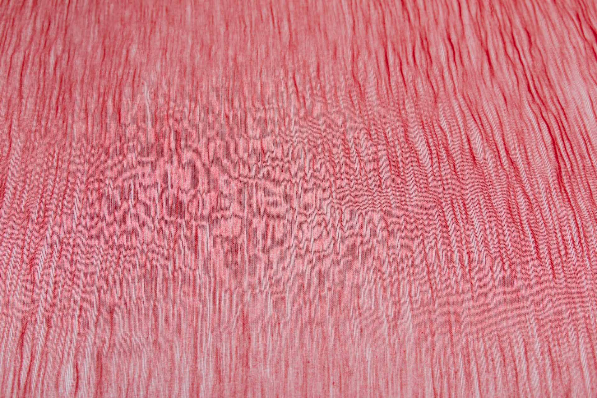 Distressed Silk Cotton - Red fabric, image 7 of 7