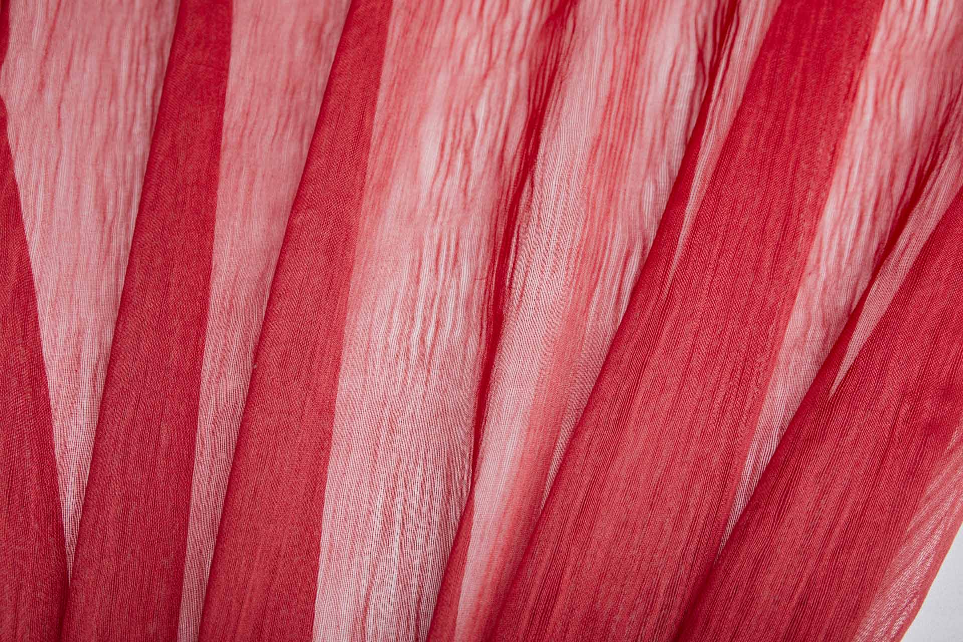 Distressed Silk Cotton - Red fabric, image 3 of 7