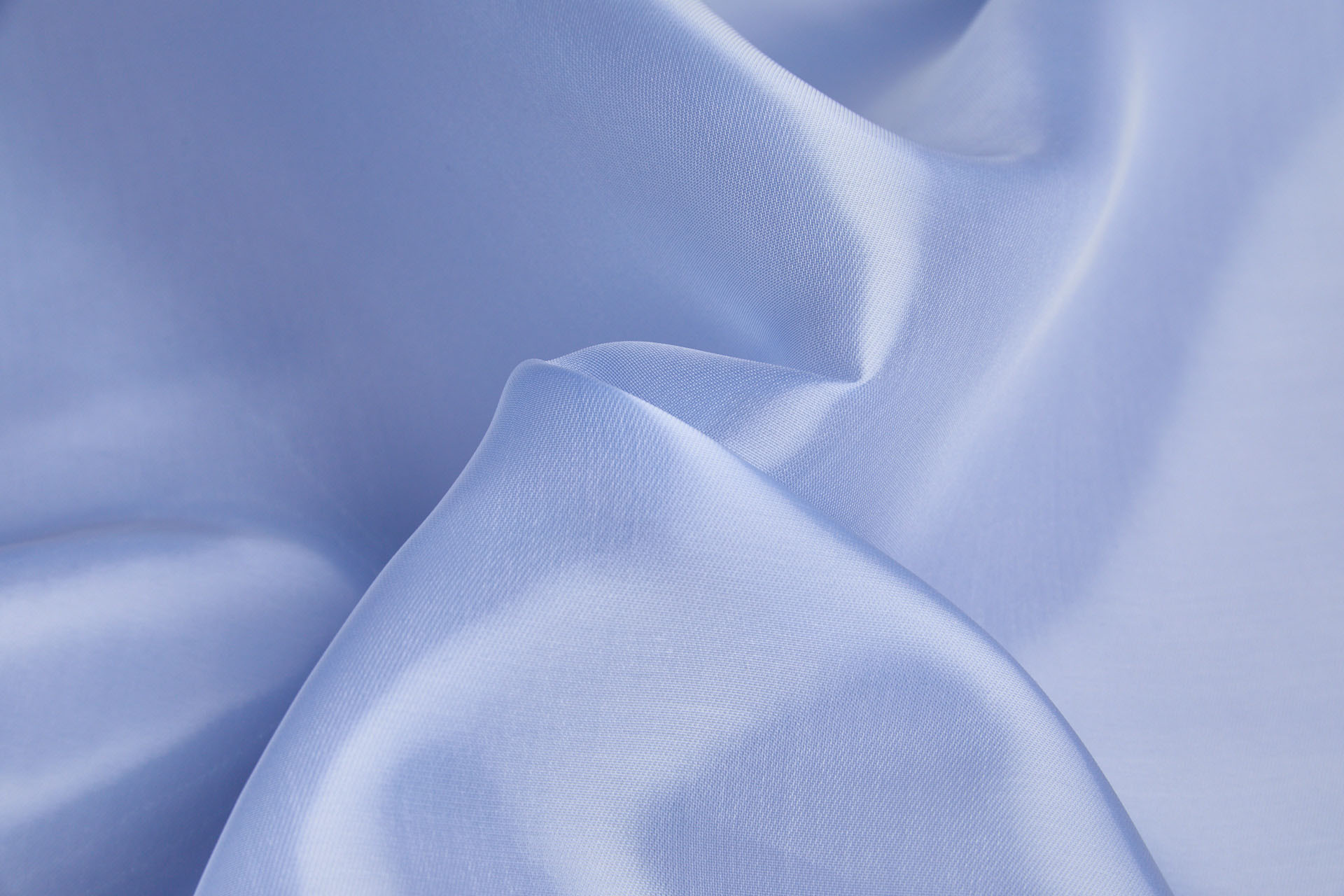 Heavy Weight Liquid Satin Organza - Sky Blue - 0.55m Piece fabric, image 5 of 9