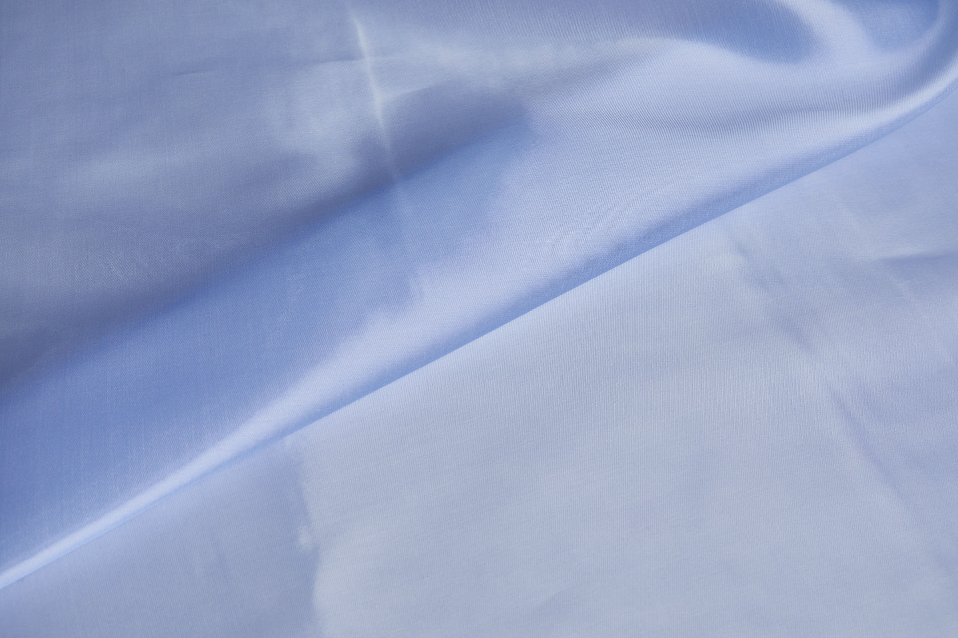 Heavy Weight Liquid Satin Organza - Sky Blue - 0.55m Piece fabric, image 7 of 9