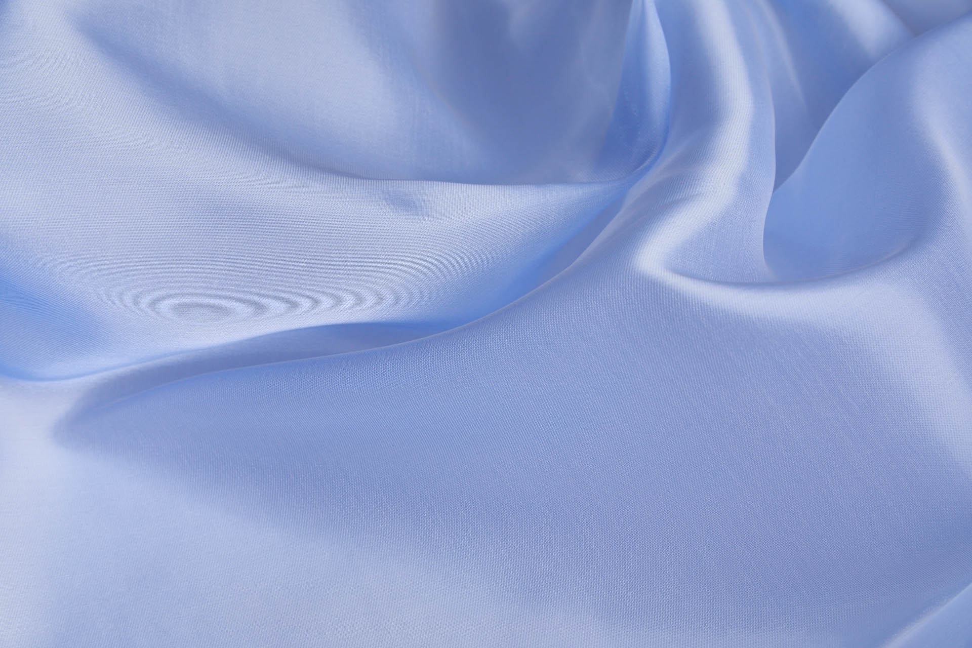 Heavy Weight Liquid Satin Organza - Sky Blue - 0.55m Piece fabric, image 8 of 9
