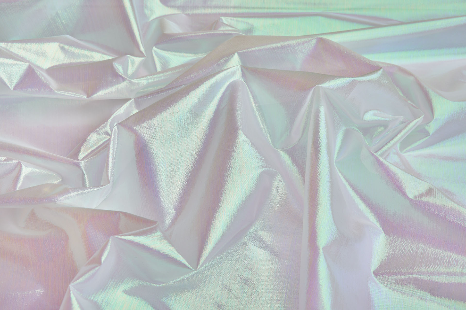 Iridescent Ivory Silk Lurex Organza fabric, image 3 of 8