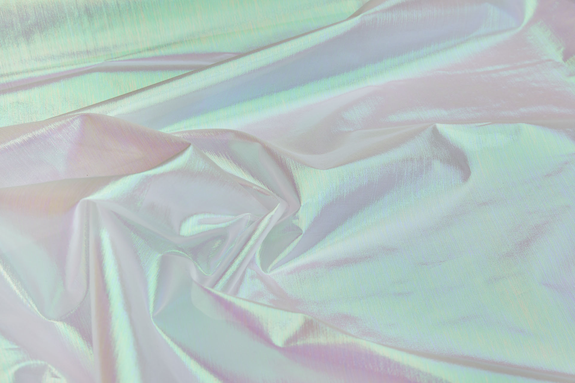Iridescent Ivory Silk Lurex Organza fabric, image 4 of 8