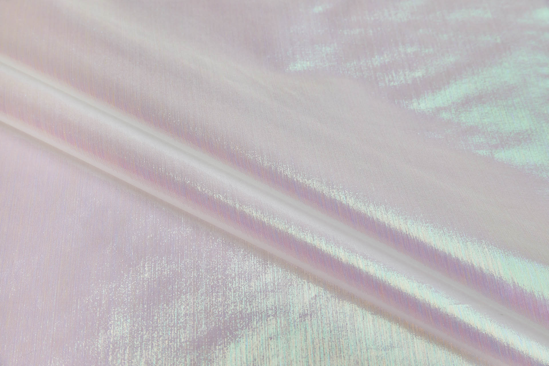 Iridescent Ivory Silk Lurex Organza fabric, image 5 of 8