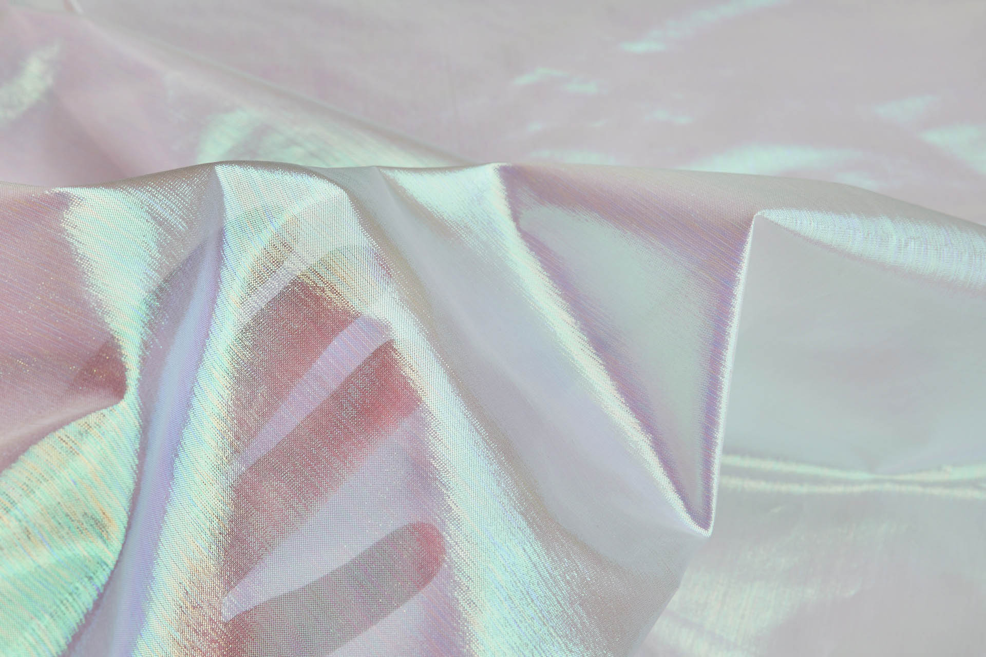 Iridescent Ivory Silk Lurex Organza fabric, image 6 of 8