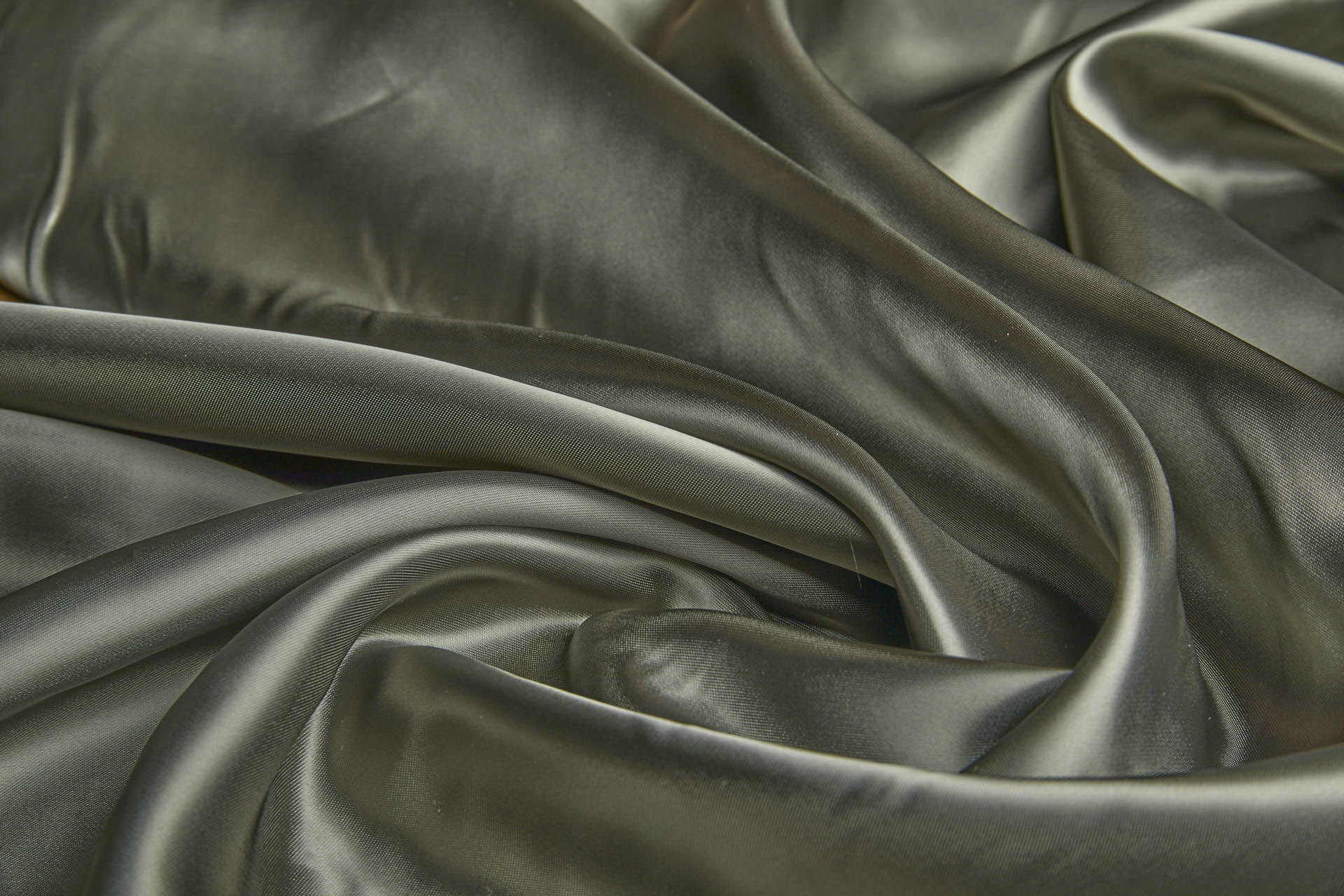 Khaki Green Viscose Satin Lining fabric, image 8 of 9
