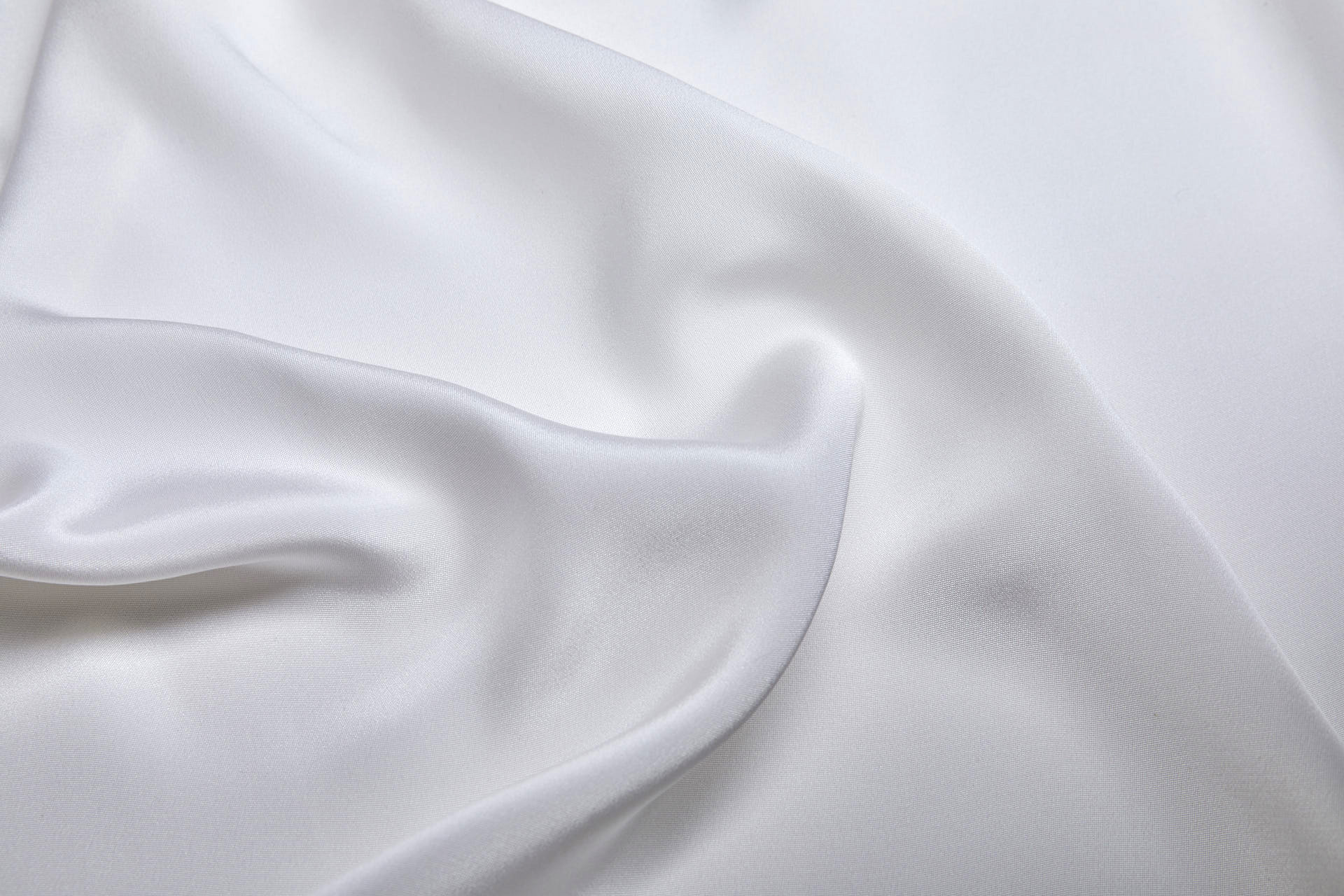 Silk Crepe Marocain - White fabric