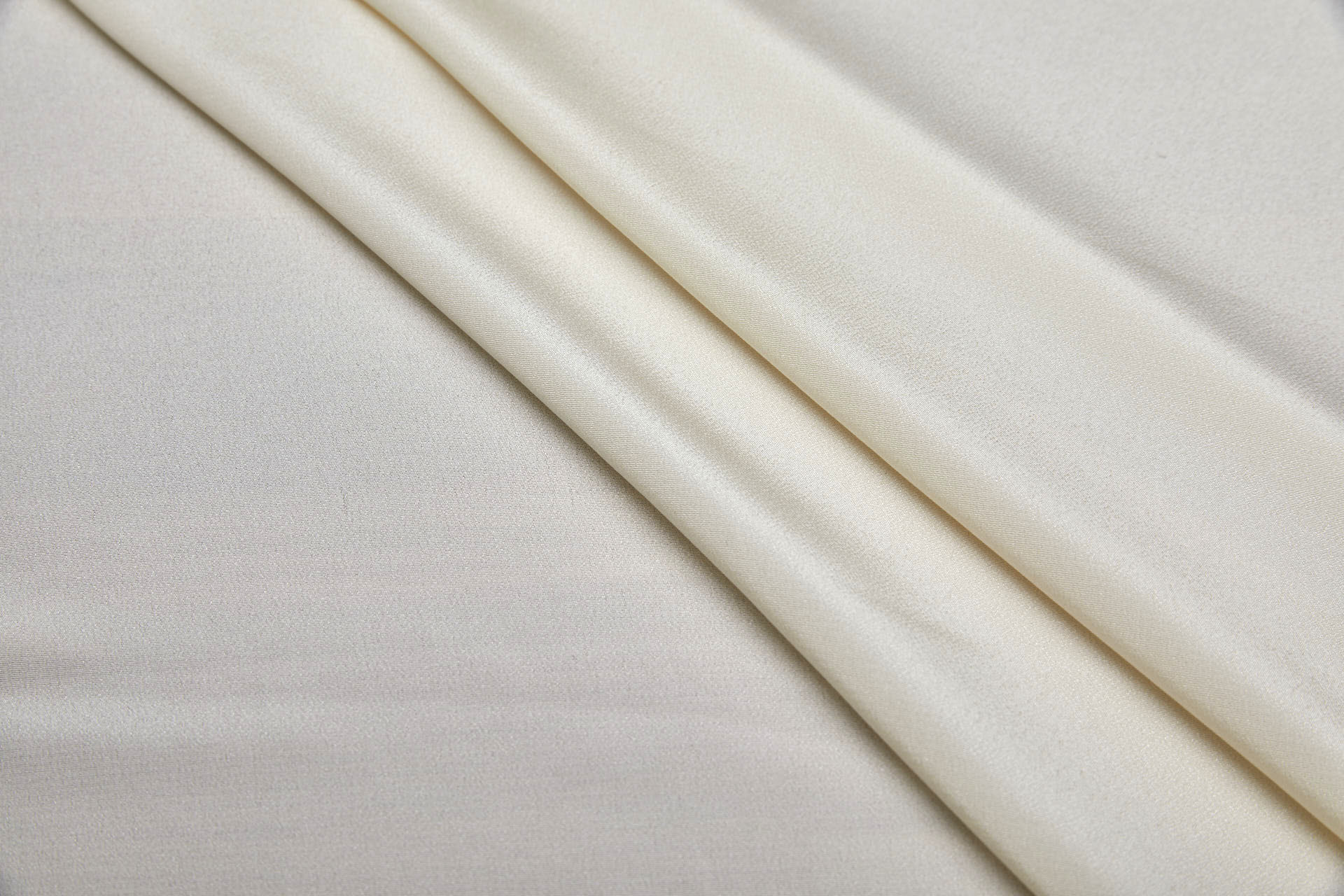 Italian Crepe de Chine - Cream fabric, image 2 of 5