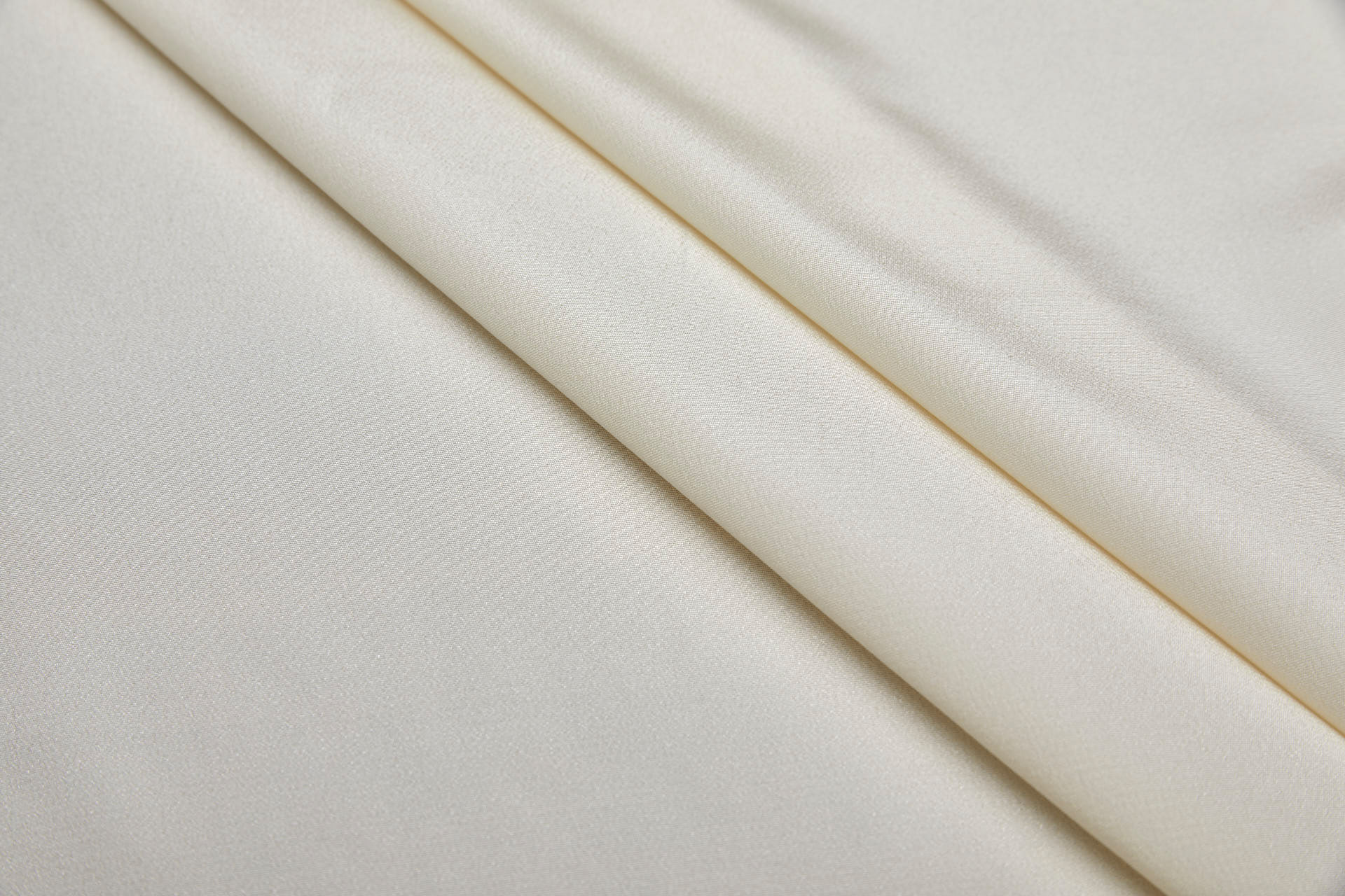 Italian Crepe de Chine - Cream fabric, image 3 of 5