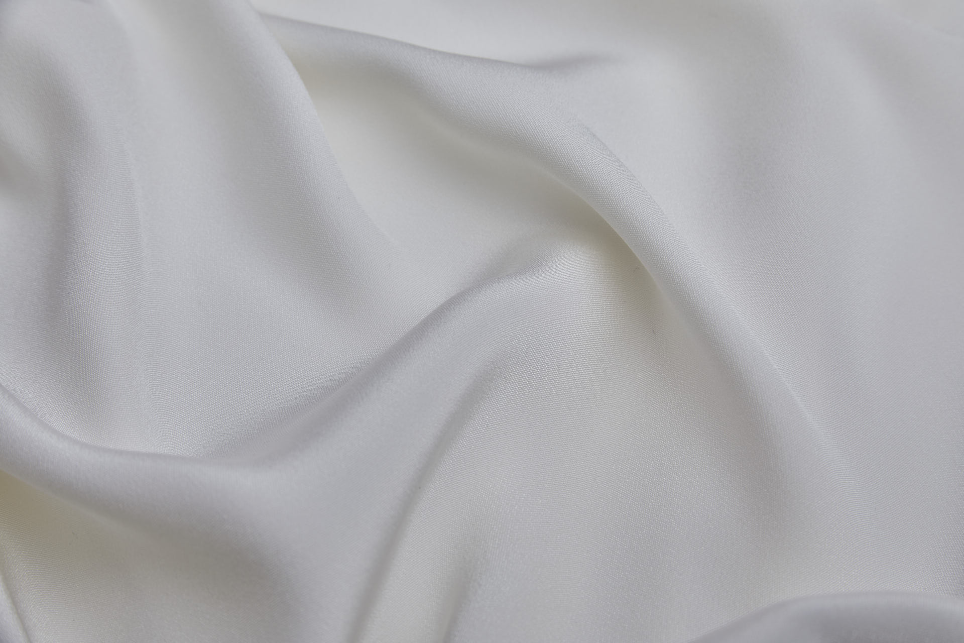 Crepe Backed Heavy Silk Satin - White fabric, image 4 of 7