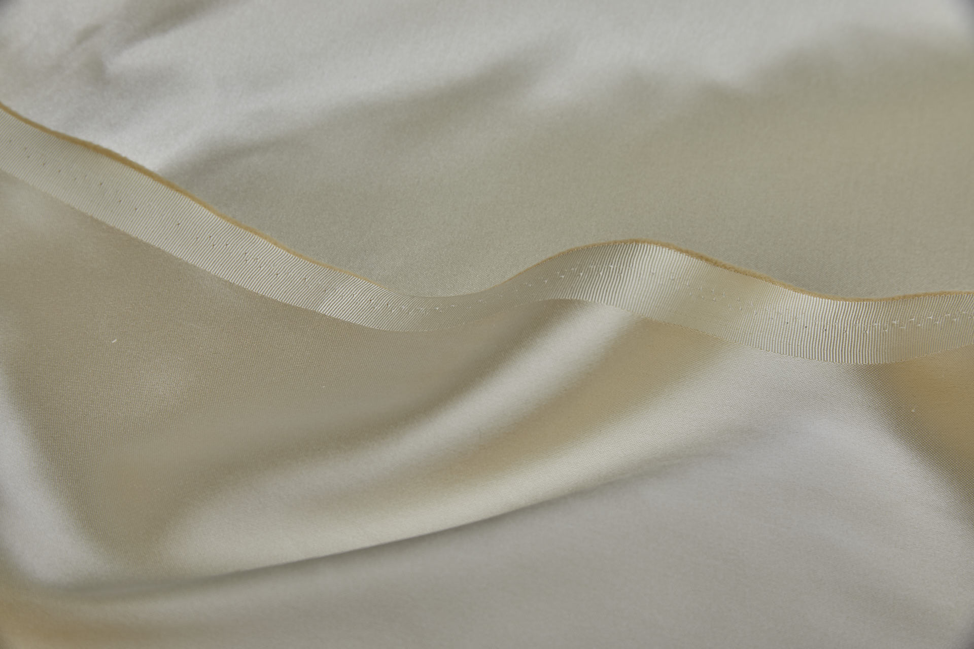 Double Silk Duchess Satin - Cream fabric, image 6 of 7
