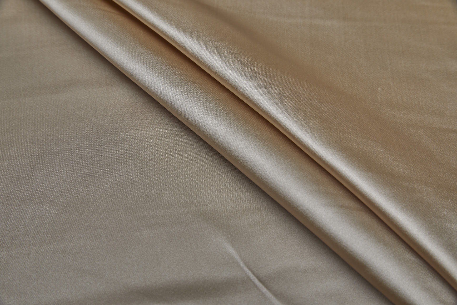 Acetate Duchess Satin - Sandy Gold fabric, image 3 of 7