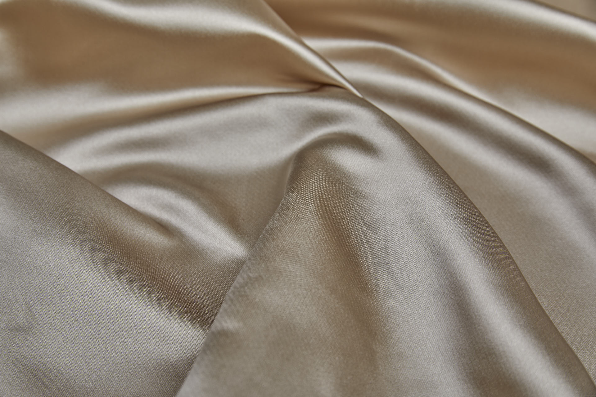 Acetate Duchess Satin - Sandy Gold fabric, image 5 of 7