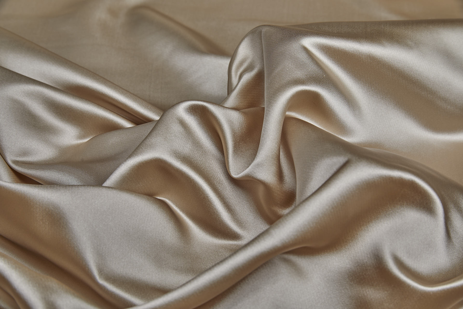 Acetate Duchess Satin - Sandy Gold fabric, image 6 of 7
