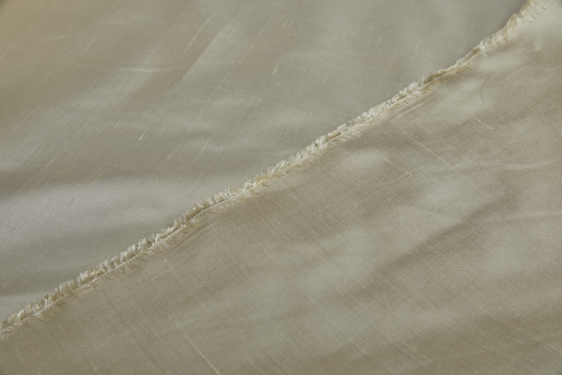 Pale Gold Silk Satin Backed Shantung fabric, image 8 of 10